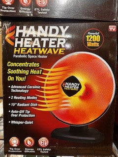 1200-Watt Electric Oscillating Ceramic Parabolic Space Heater
